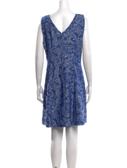 Derek Lam Floral Print Knee-Length Dress