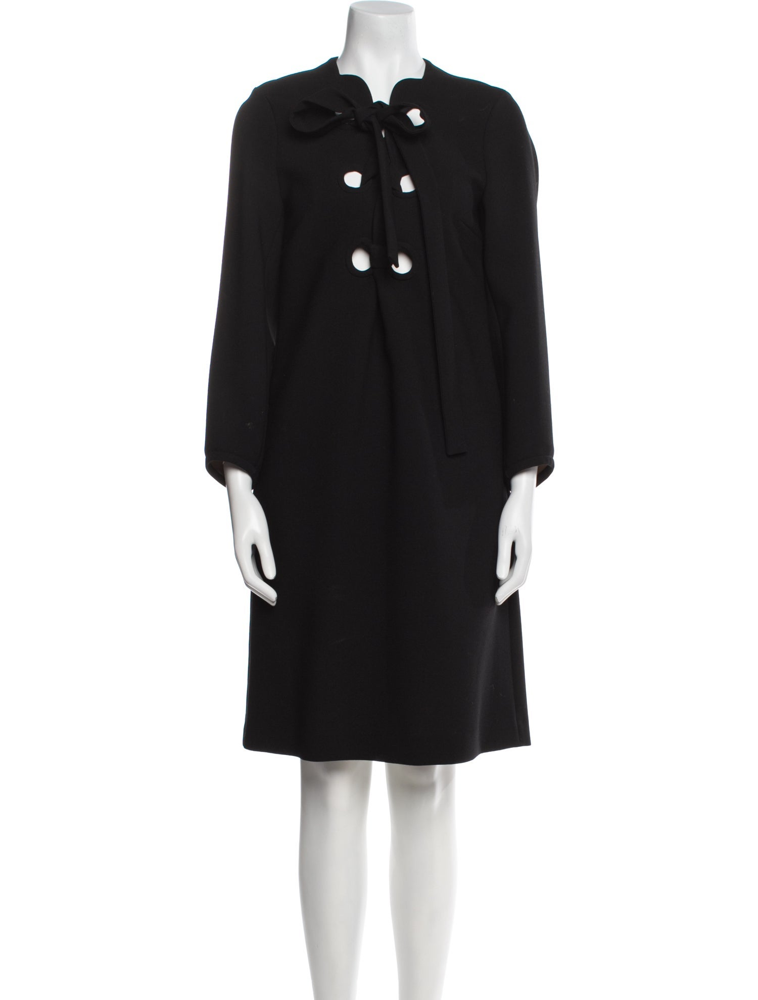 Derek Lam Crew Neck Knee-Length Dress
