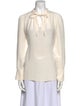 Derek Lam Tie Neck Long Sleeve Blouse