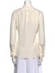 Derek Lam Tie Neck Long Sleeve Blouse