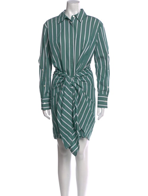 Derek Lam Striped Midi Length Dress