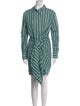 Derek Lam Striped Midi Length Dress