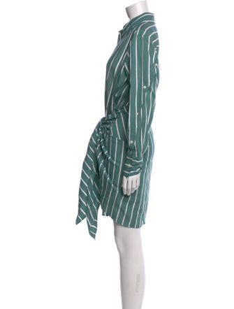 Derek Lam Striped Midi Length Dress