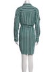 Derek Lam Striped Midi Length Dress