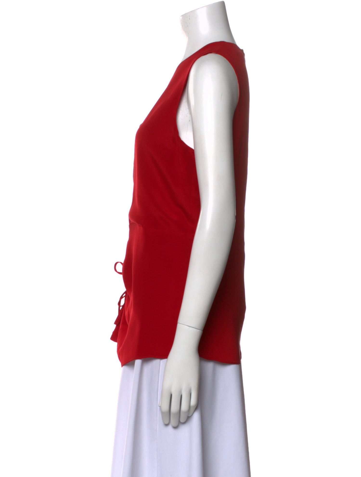 Derek Lam Silk V-Neck Blouse