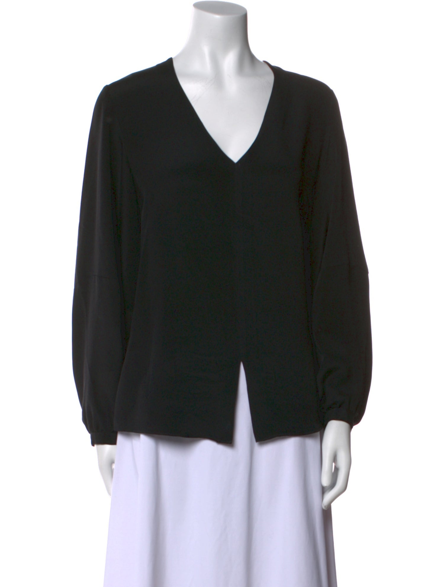 Derek Lam Silk V-Neck Blouse