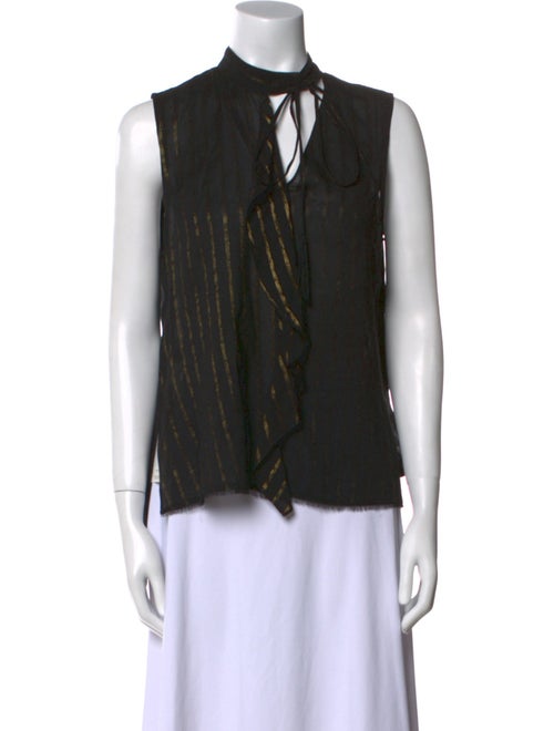 Derek Lam Tie Neck Sleeveless Top