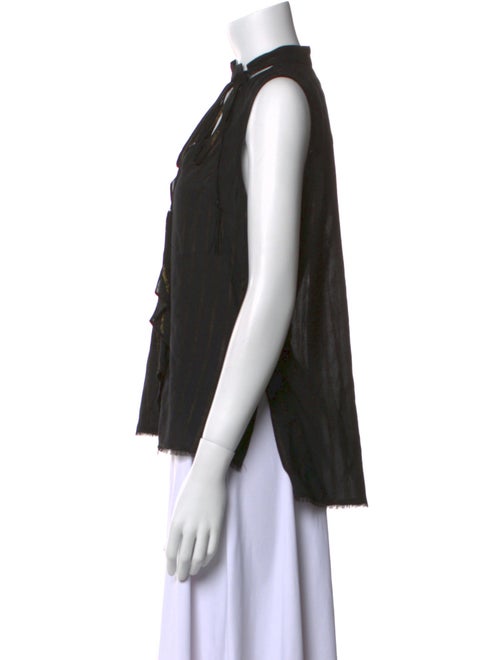 Derek Lam Tie Neck Sleeveless Top