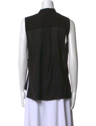 Derek Lam Tie Neck Sleeveless Top