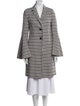 Derek Lam Houndstooth Print Coat