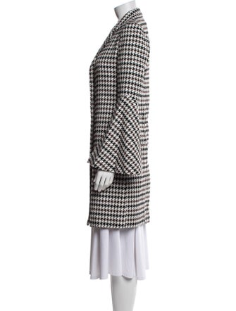 Derek Lam Houndstooth Print Coat
