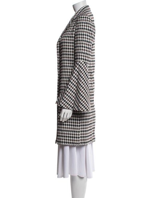 Derek Lam Houndstooth Print Coat