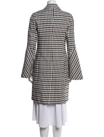 Derek Lam Houndstooth Print Coat