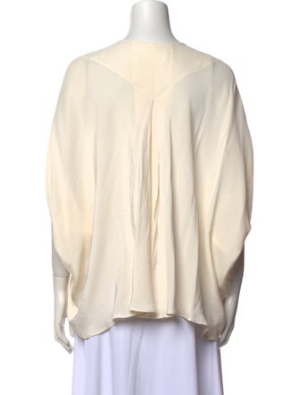 Derek Lam Silk V-Neck Blouse