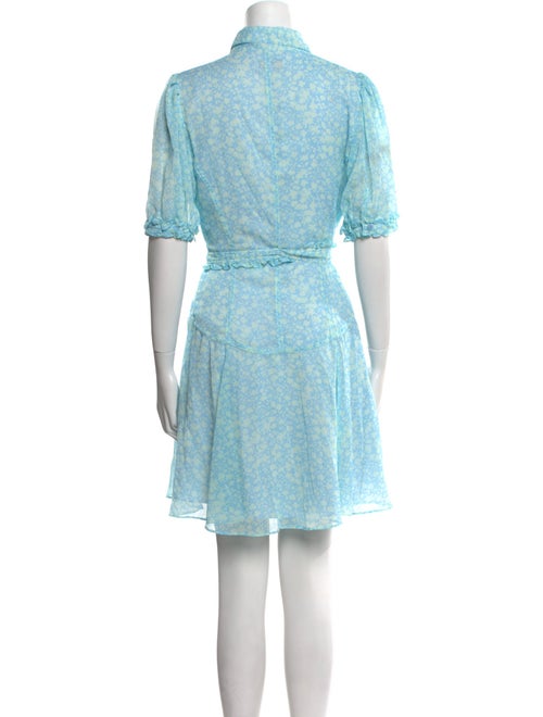 Derek Lam Floral Print Mini Dress