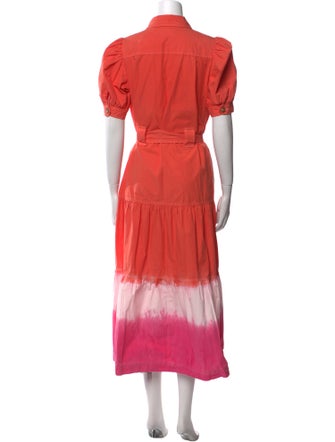 Derek Lam Colorblock Pattern Long Dress