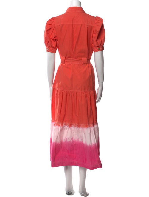 Derek Lam Colorblock Pattern Long Dress