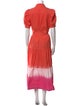 Derek Lam Colorblock Pattern Long Dress