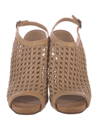 Derek Lam Leather Slingback Sandals