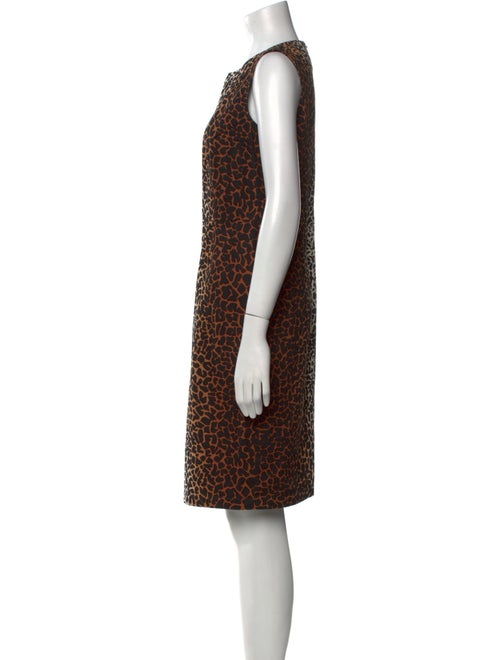 Derek Lam Animal Print Knee-Length Dress