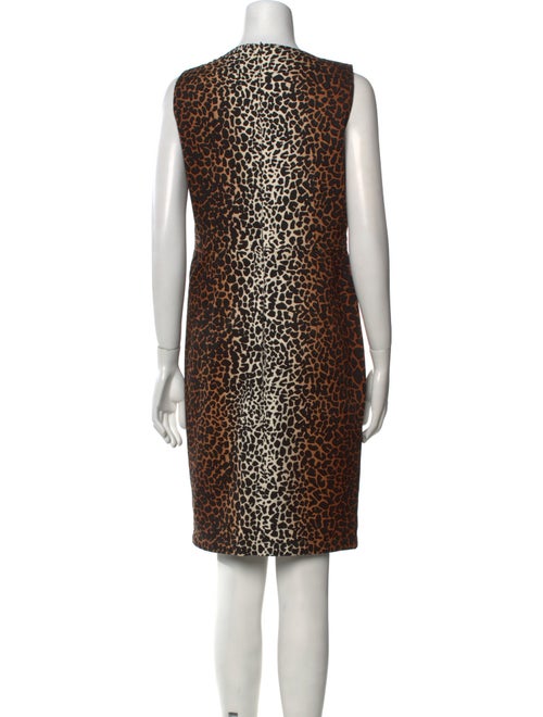 Derek Lam Animal Print Knee-Length Dress
