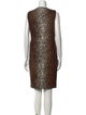 Derek Lam Animal Print Knee-Length Dress