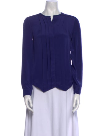 Derek Lam Silk Crew Neck Blouse