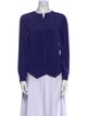 Derek Lam Silk Crew Neck Blouse