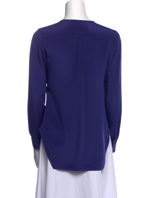 Derek Lam Silk Crew Neck Blouse
