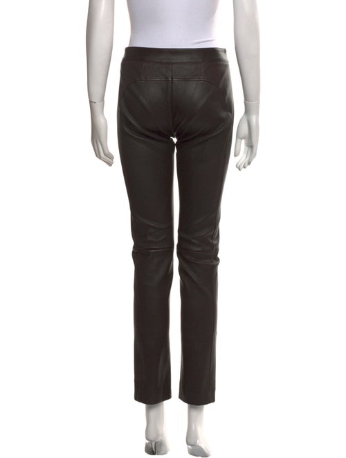 Derek Lam Lambskin Straight Leg Pants