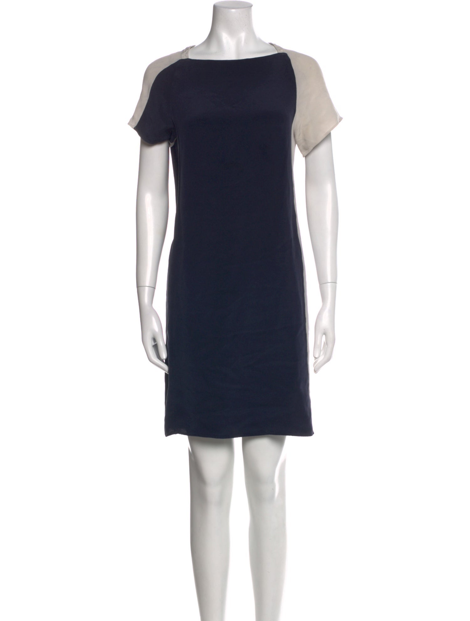 Derek Lam Bateau Neckline Mini Dress