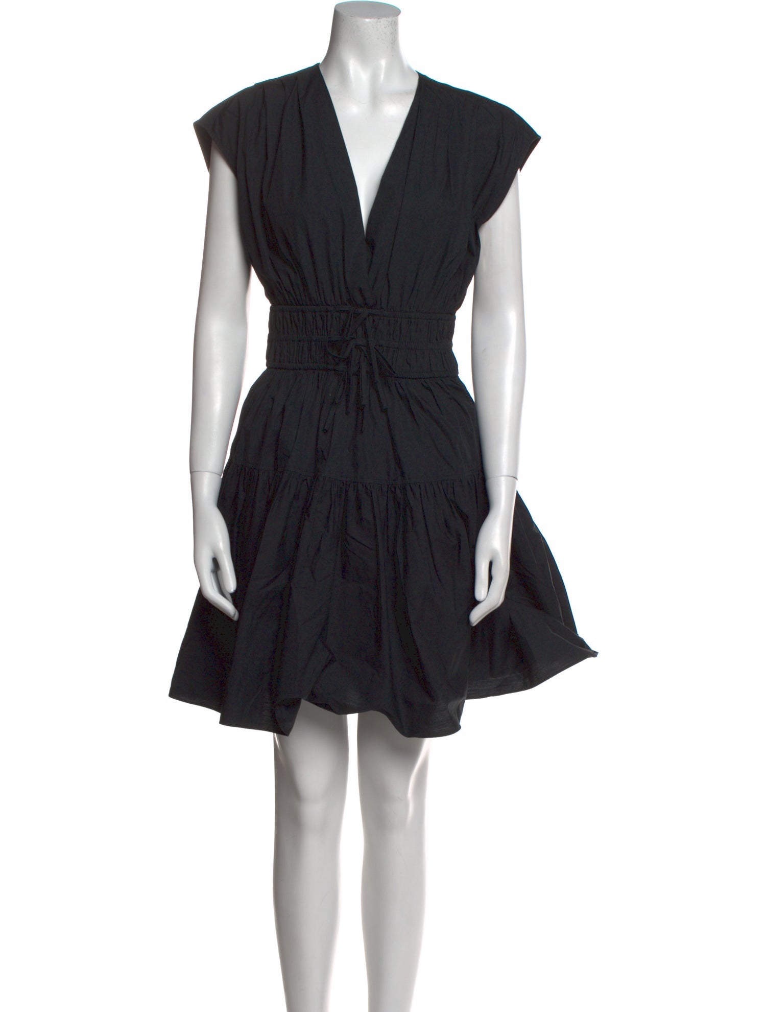 Derek Lam V-Neck Mini Dress