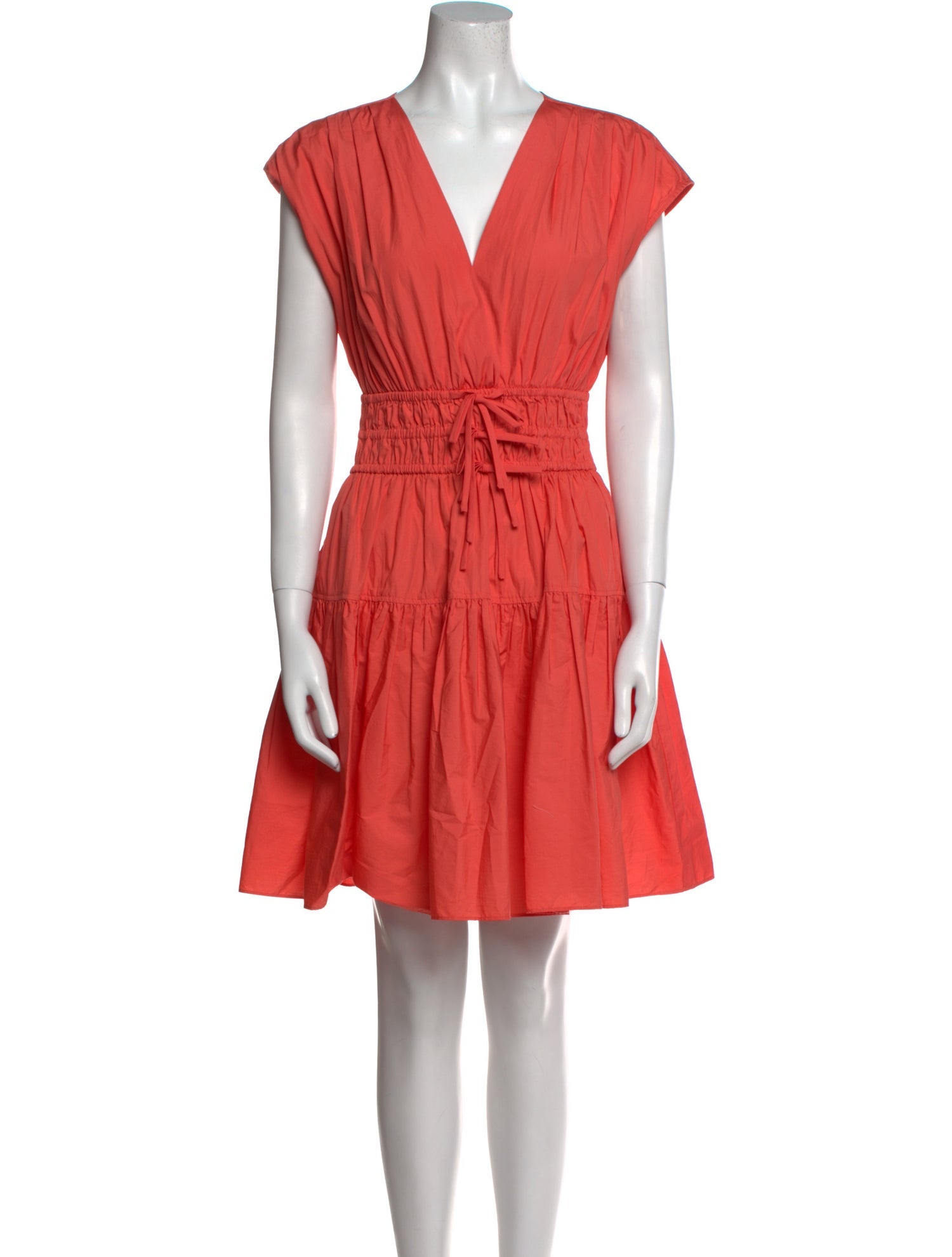 Derek Lam V-Neck Mini Dress