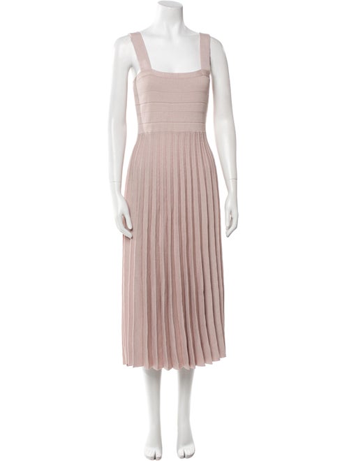 Derek Lam Square Neckline Midi Length Dress
