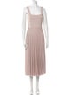 Derek Lam Square Neckline Midi Length Dress