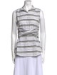 Derek Lam Striped Sleeveless Top