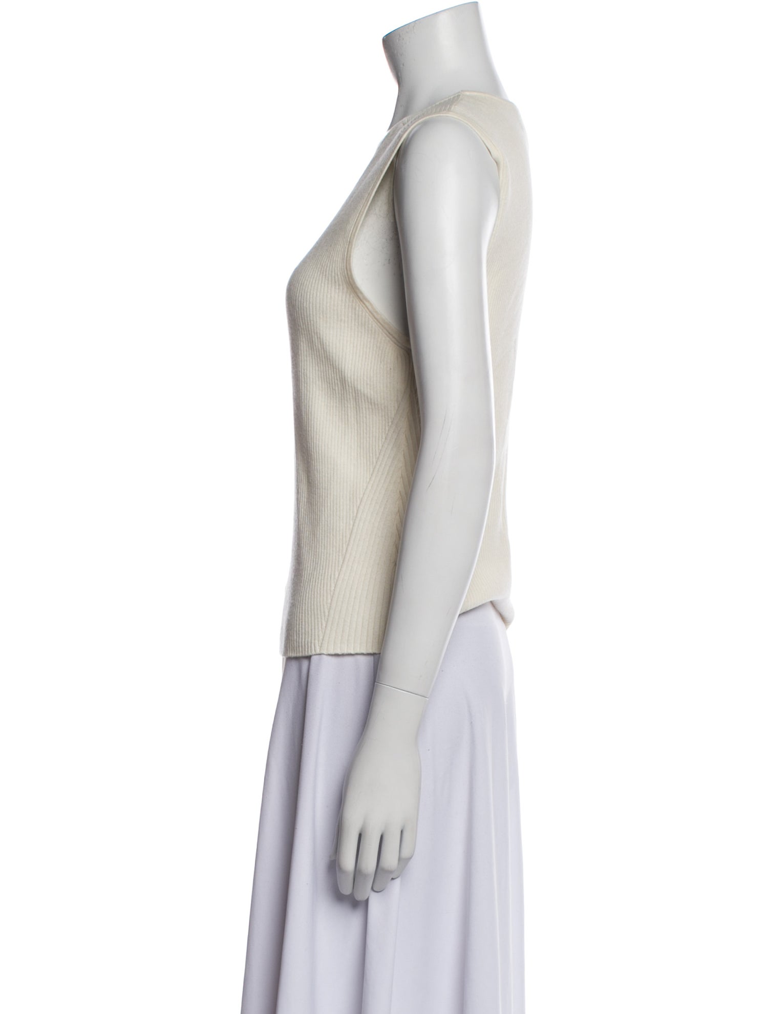 Derek Lam Crew Neck Sleeveless Top