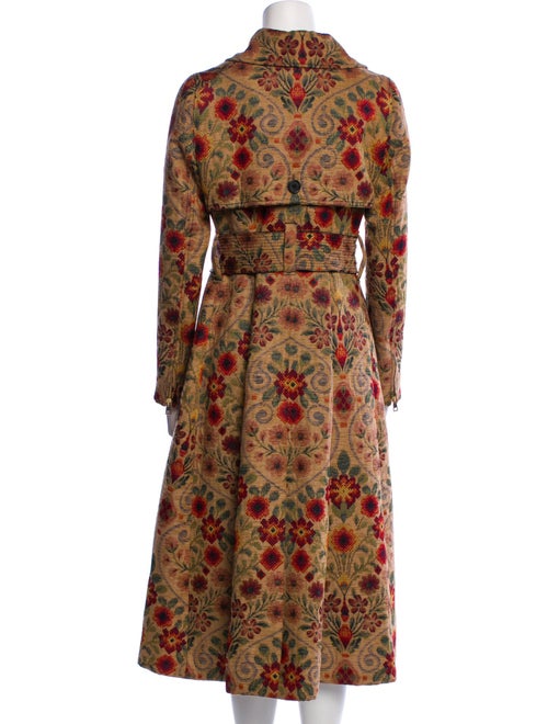 Derek Lam Floral Print Trench Coat