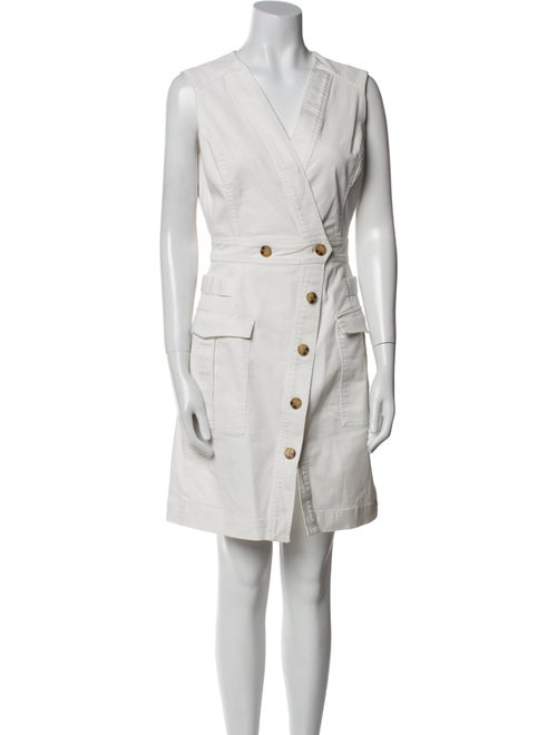 Derek Lam V-Neck Mini Dress