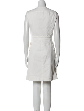 Derek Lam V-Neck Mini Dress