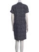 Derek Lam Printed Knee-Length Dress
