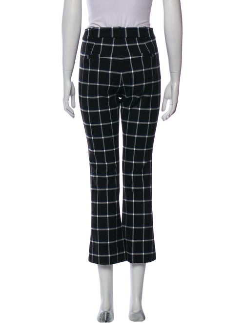 Derek Lam Plaid Print Wide Leg Pants