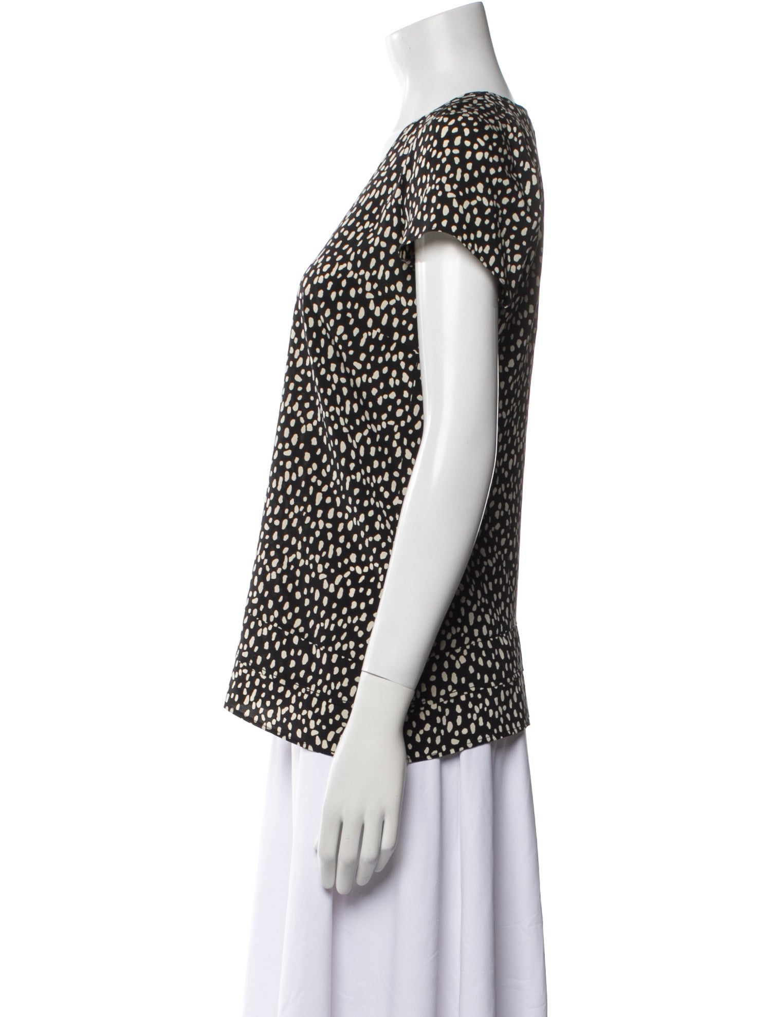 Derek Lam Silk Printed Top