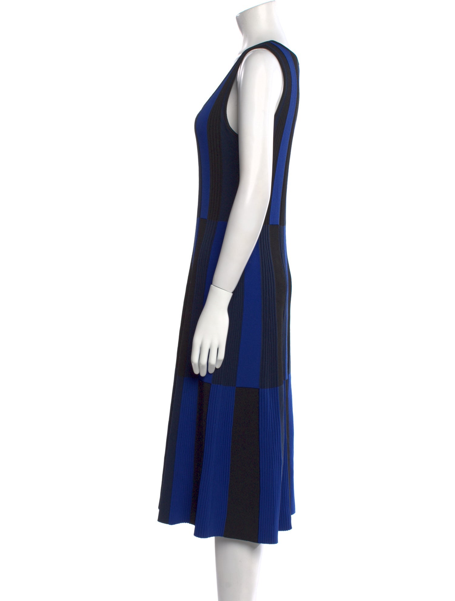 Derek Lam Striped Midi Length Dress