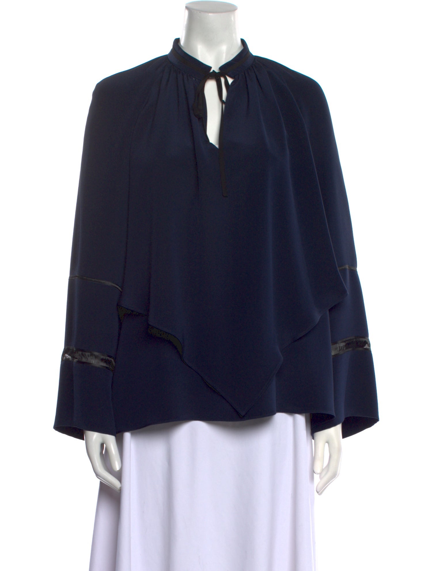 Derek Lam V-Neck Long Sleeve Blouse