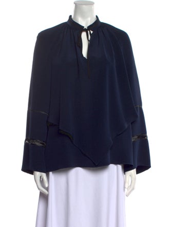 Derek Lam V-Neck Long Sleeve Blouse