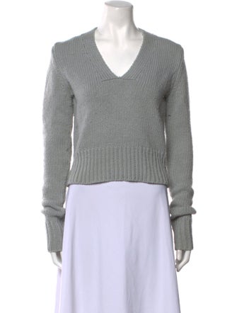 Derek Lam Merino Wool V-Neck Sweater