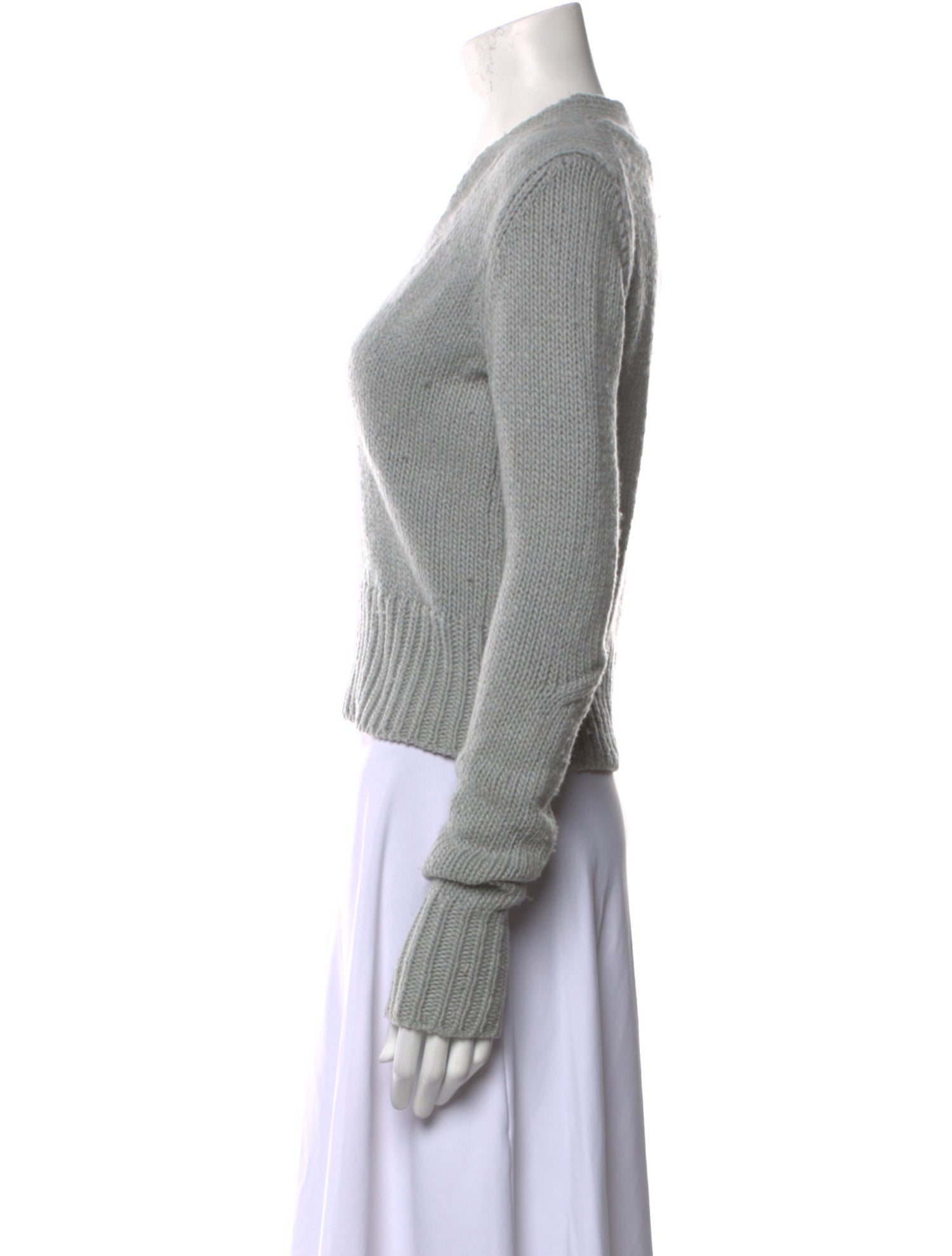 Derek Lam Merino Wool V-Neck Sweater