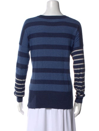 Derek Lam Striped V-Neck Sweater