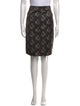 Derek Lam Floral Print Knee-Length Skirt